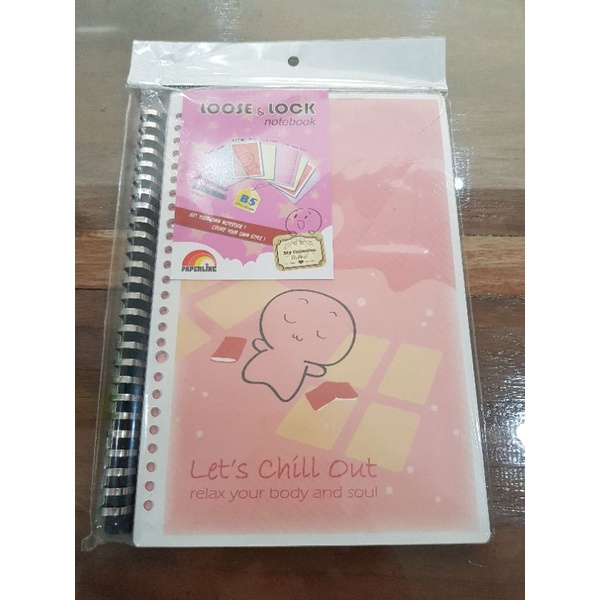

Binder Loose & lock B5 Pink