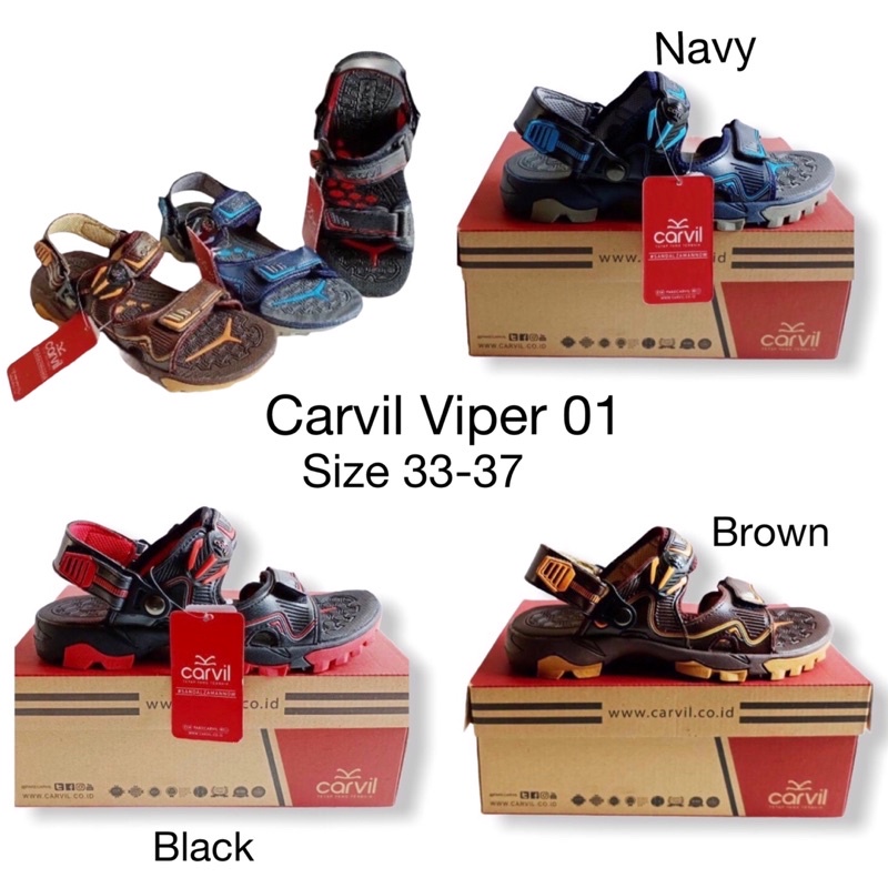 SENDAL GUNUNG ANAK CARVIL VIPER 01 (SIZE 33-37) SENDAL GUNUNG ANAK LAKI