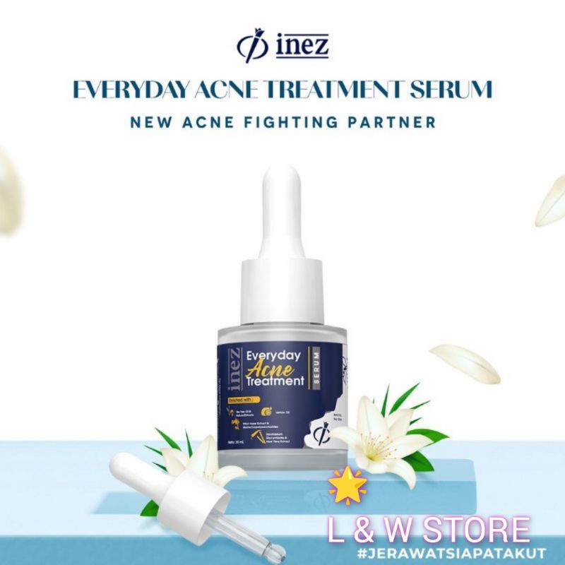 Inez Everyday Acne Treatment Serum 20ml/Serum Wajah