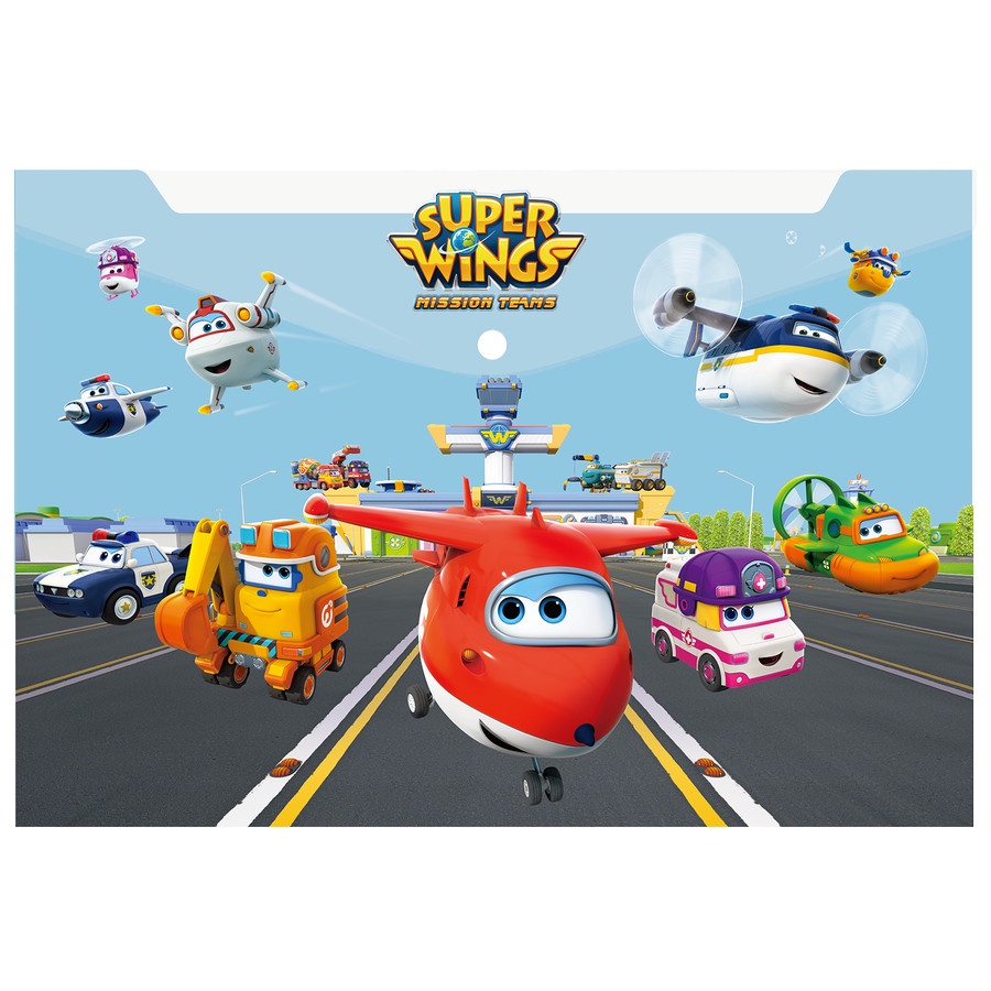 

Deli | Map Kancing (File Bag) Super Wings | EF11202