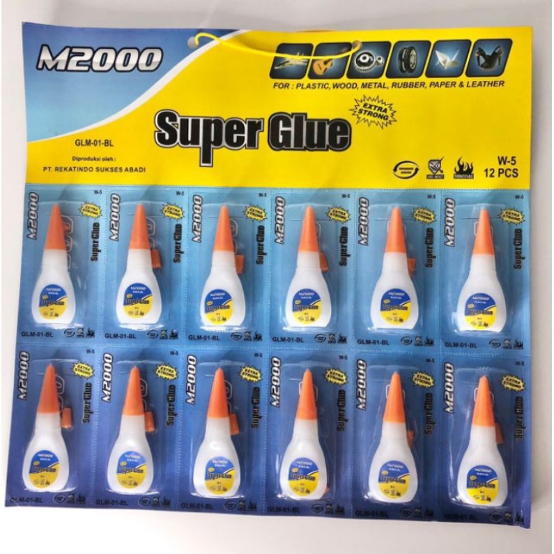 LEM KOREA ASLI KUAT SUPER GLUE CAIR SERBAGUNA UNTUK PLASTIK KARET KAYU