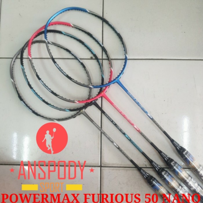 TERLARIS RAKET BADMINTON POWERMAX FURIOUS 50 NANO