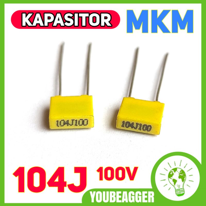 Kapasitor MKM 104j 100v