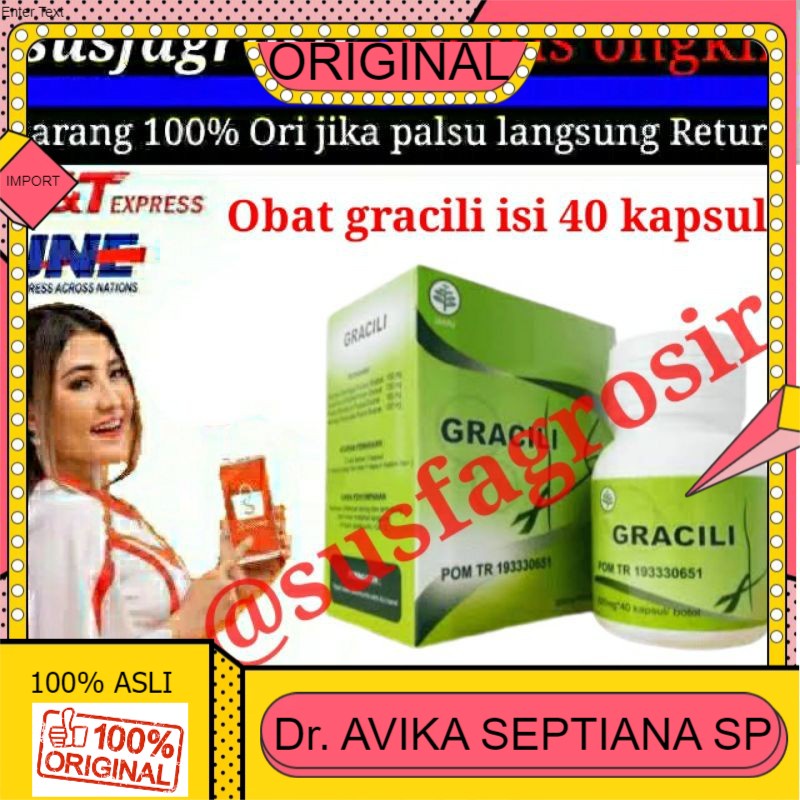 100% ASLI GRACILI ASLI 100% OBA PELANGSING BADAN ALAMI OBAT PELANGSING BADAN HERBAL TERBUKTI MANTAP