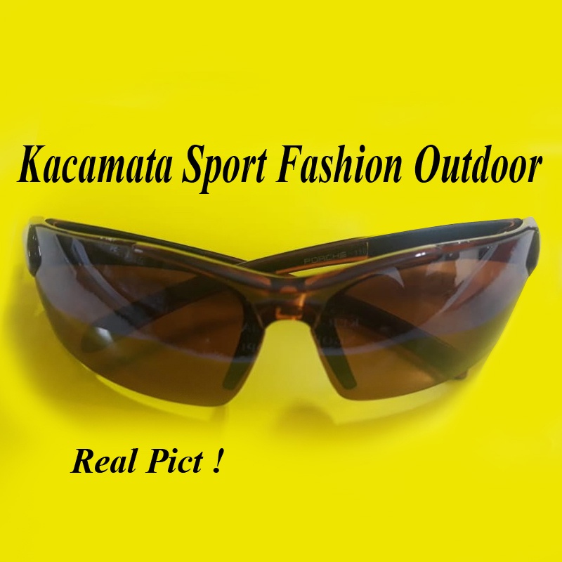 Kacamata Hitam Anti UV Kaca mata Sepeda Olahraga Outdoor Motor Outdoor Bike Sporty Biker Goes  Kacamata Safety Kacamata Berkendara