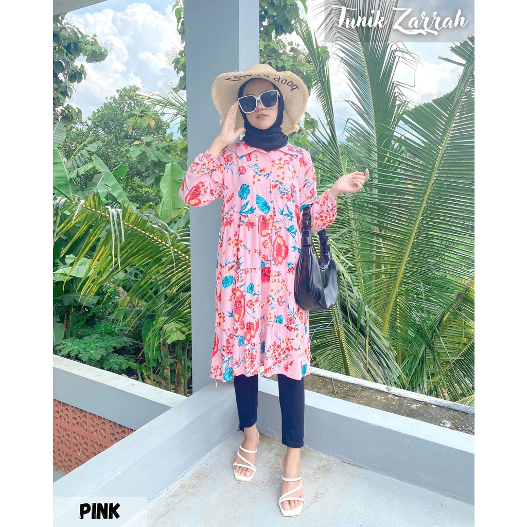 One Set Rayon Tunik Meydina Zarrah Ayla Macan