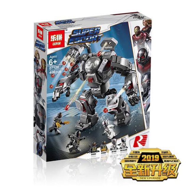 Lepin 07120 Mecha Hulkbuster War Machine Marvel Avengers