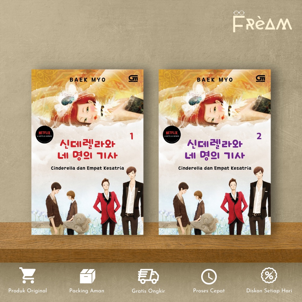 Buku Novel Cinderella dan Empat Kesatria#1 (Cinderella and Four Knights#1) | Cinderella dan Empat Ke