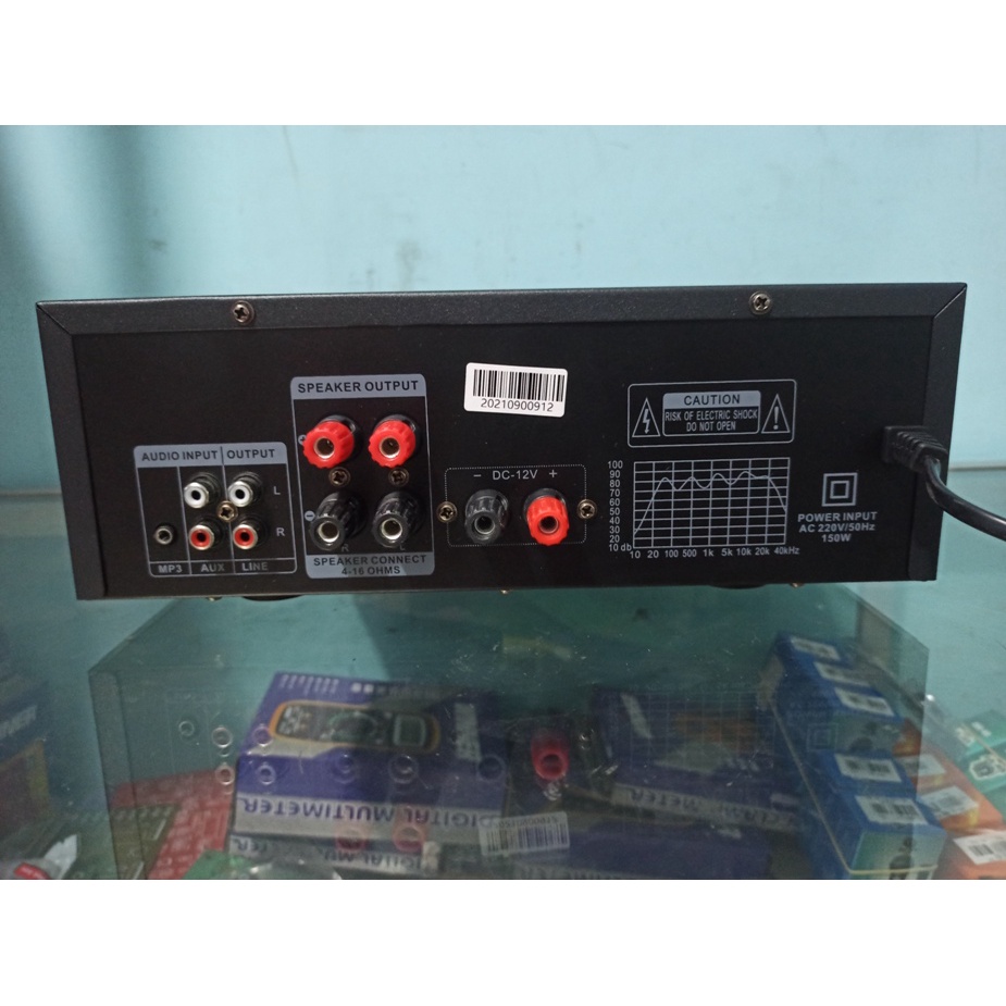 POWER AMPLIFIER PROFESIONAL KARAOKE ACOUSTIC 3202 (mp3,usb,BLUETOOTH)