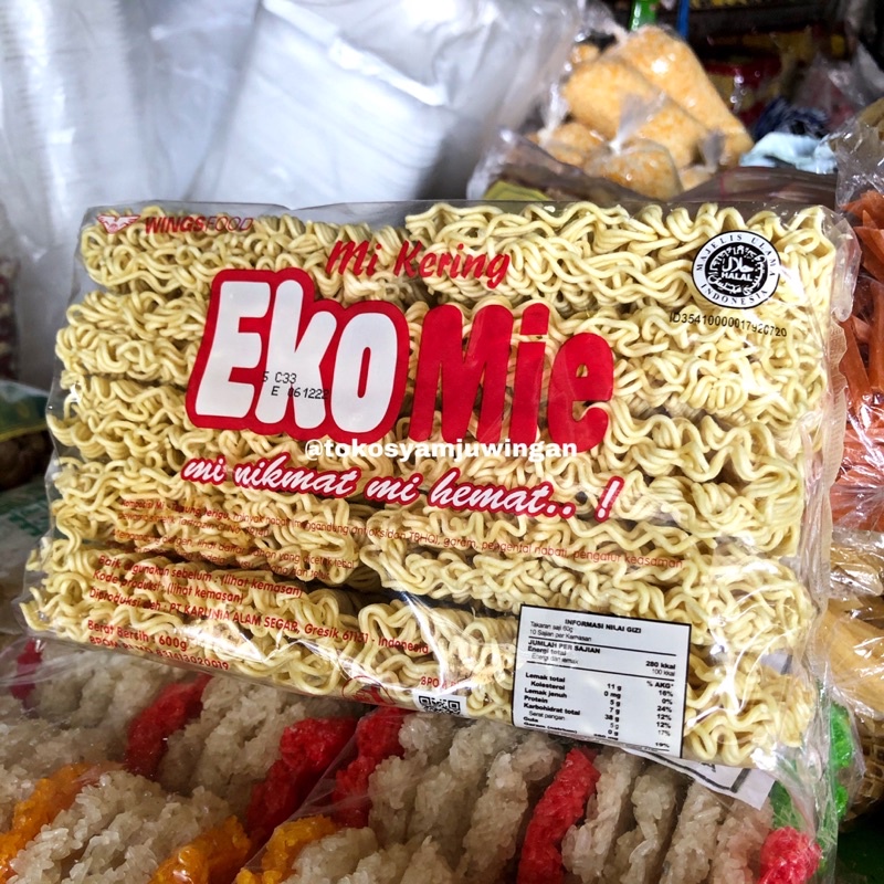 

Mie Ekomie Besar 600gr