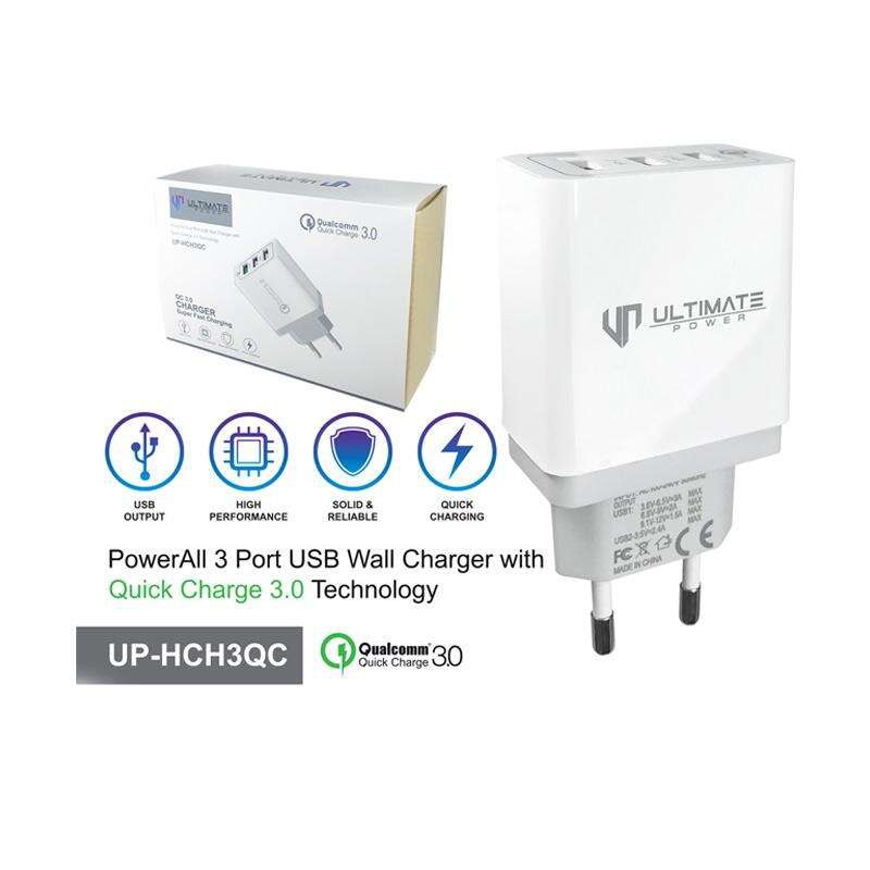 Charger Ultimate Super Fast Charging 3 USB Charger QC3.0 Original