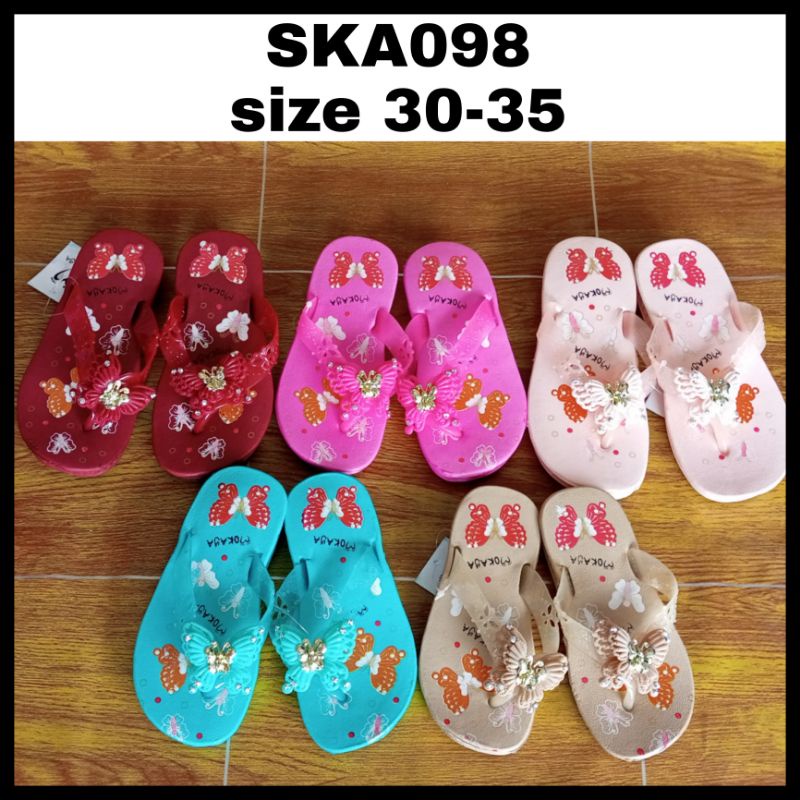 Mokaya 798 Sandal karet Japit Anak Perempuan SKA098