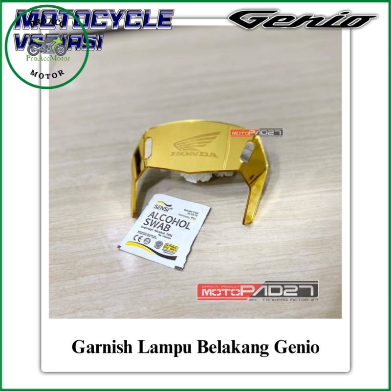 Garnish Lampu Belakang Genio Garnis Cover Lampu Belakang Honda Genio (bisa cod)
