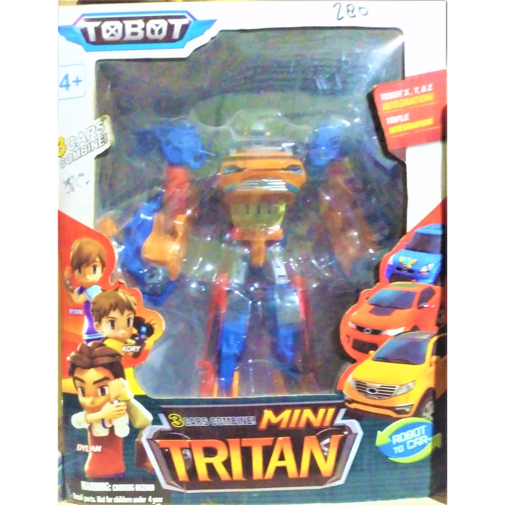 MAINAN ROBOT MINI TRITAN 3 CARS COMBINE