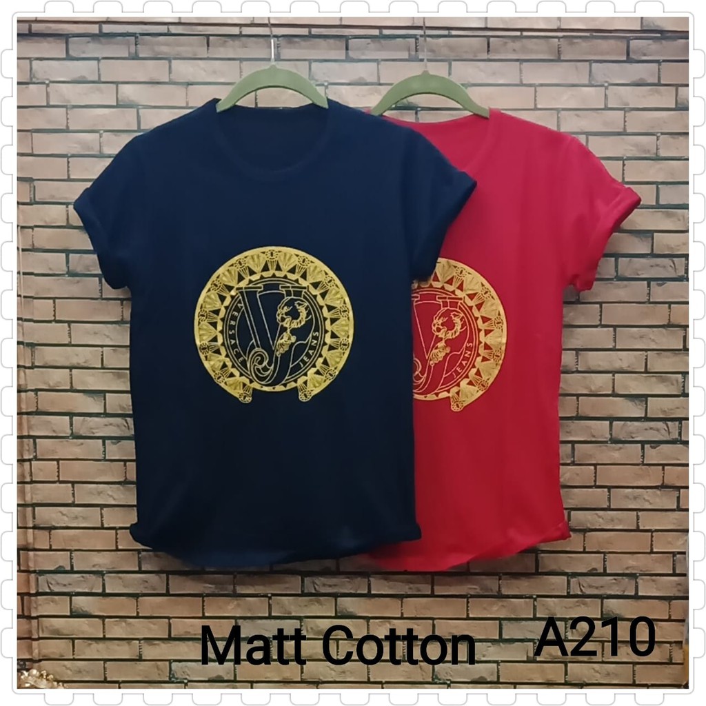 Kaos Versace3 Murah A210 /Kaos wanita murah/Tumblr Tee/Supplier Kaos Wanita/Kaos Distro