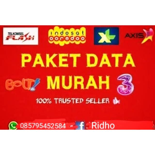 Kuota isat,tsel,axis,smarfen murah langsung di kirim tinggal chat ke wa dan berikan no. Hp nya