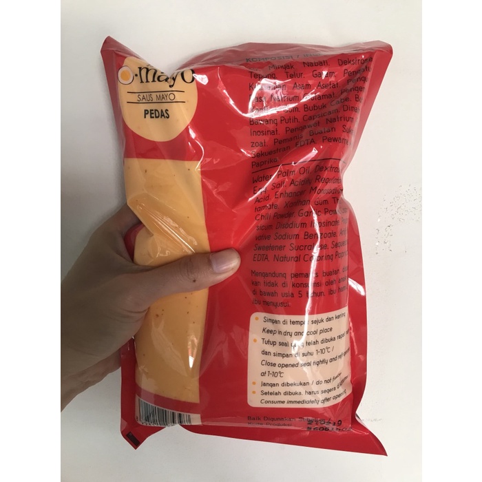 

Fe0Gg Mayo Mayonaise Hot Pedas 1Kg Omayo 75djgbfv