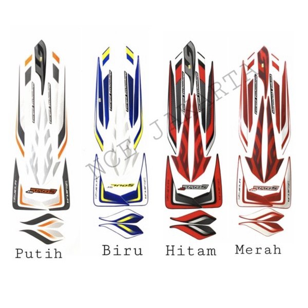 STIKER STRIPING MIO SOUL GT TAHUN 2014