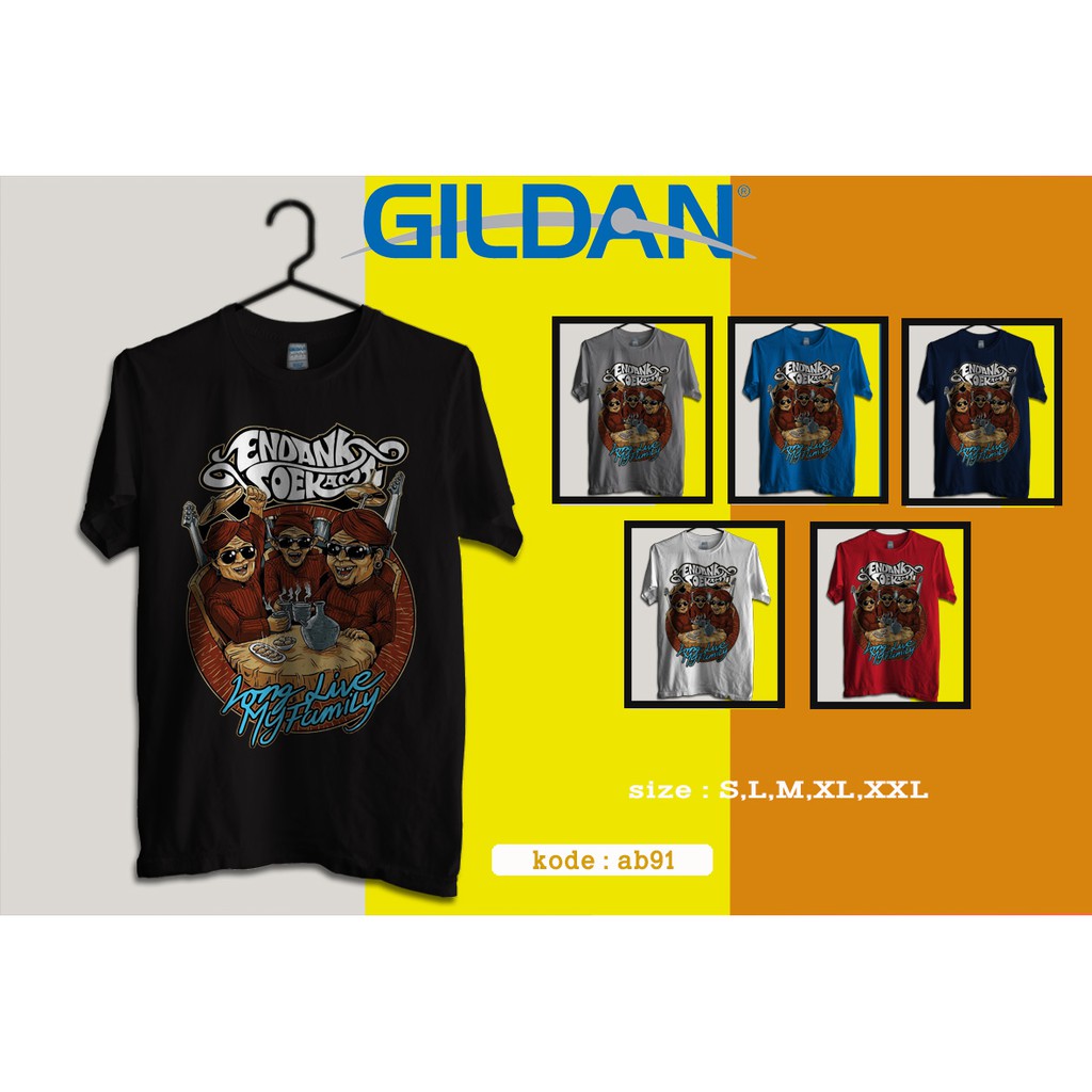 kaos endank soekamti original gildan ab91