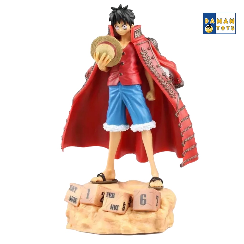 Anime Action Figure ONE PIECE Monkey D Luffy Eternal Calendar Mainan Hadiah Kado Anak Laki