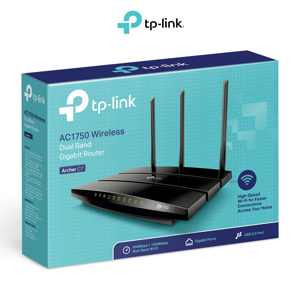 TP-Link Archer C7 TPLink AC1750 WiFi Wireless Dual Band Gigabit Router