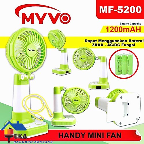 Mini Hand Fan/ Kipas Genggam / Kipas Angin Portable / Kipas Lipat MYVO High Quality EAK