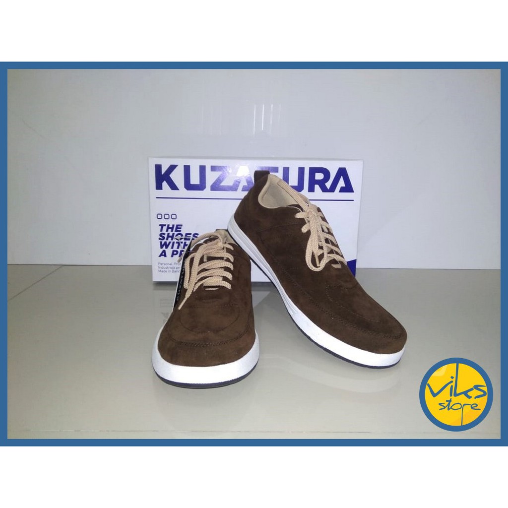 Sepatu Sneakers Pria Cowok Tali Style Casual Distro Kuzatura Original Suede Lokal Premium Elegan