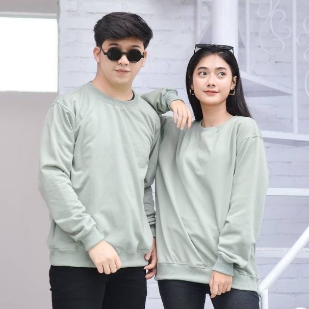 NEW COLLOR BASIC SWEATER WANITA - PRIA / SWEATER UNISEX / SWEATER POLOS