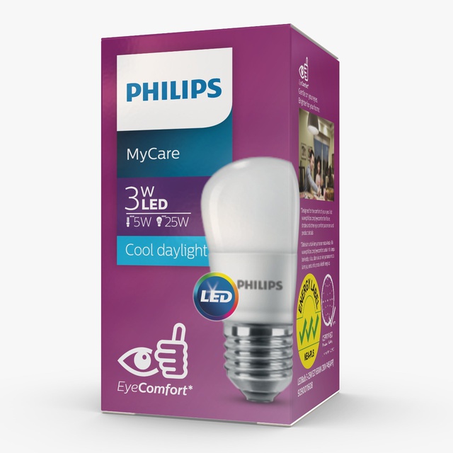 Philips Lampu LED Bulb Cool Day Light 3 Watt - Putih