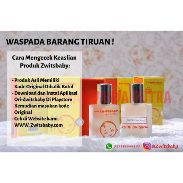 Parfum Zwitsbaby Original 100% Asli. Give Away yg beruntung dapat Hp Vivo Y12.. ayo beliii say