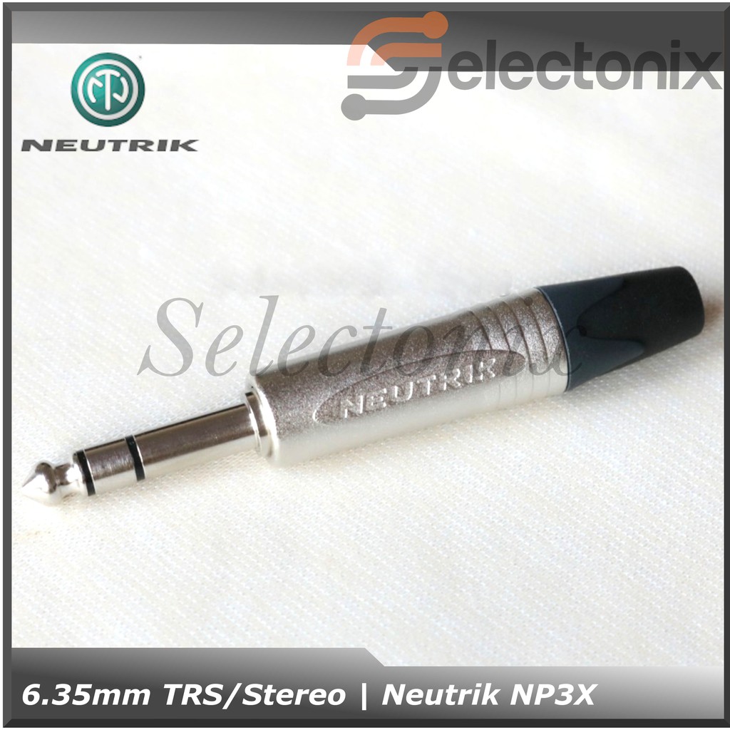 Jack Audio 1/4&quot; TRS-Stereo | Neutrik [NP3X] Original