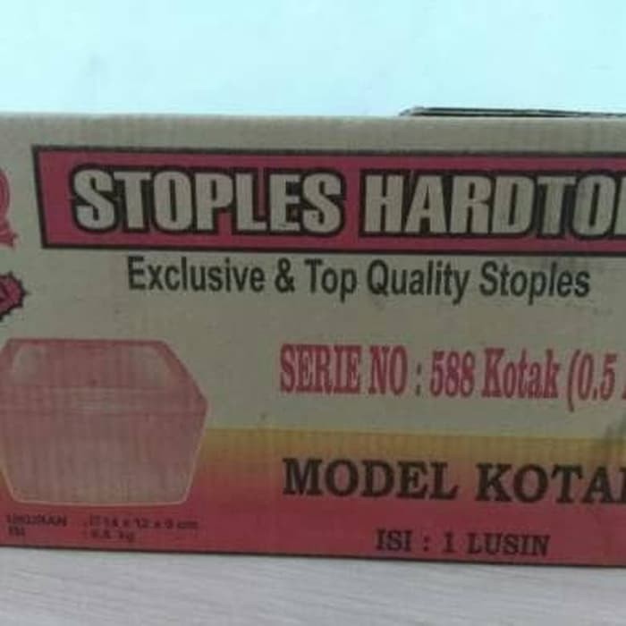Toples Kotak 588 500gr Hardtop