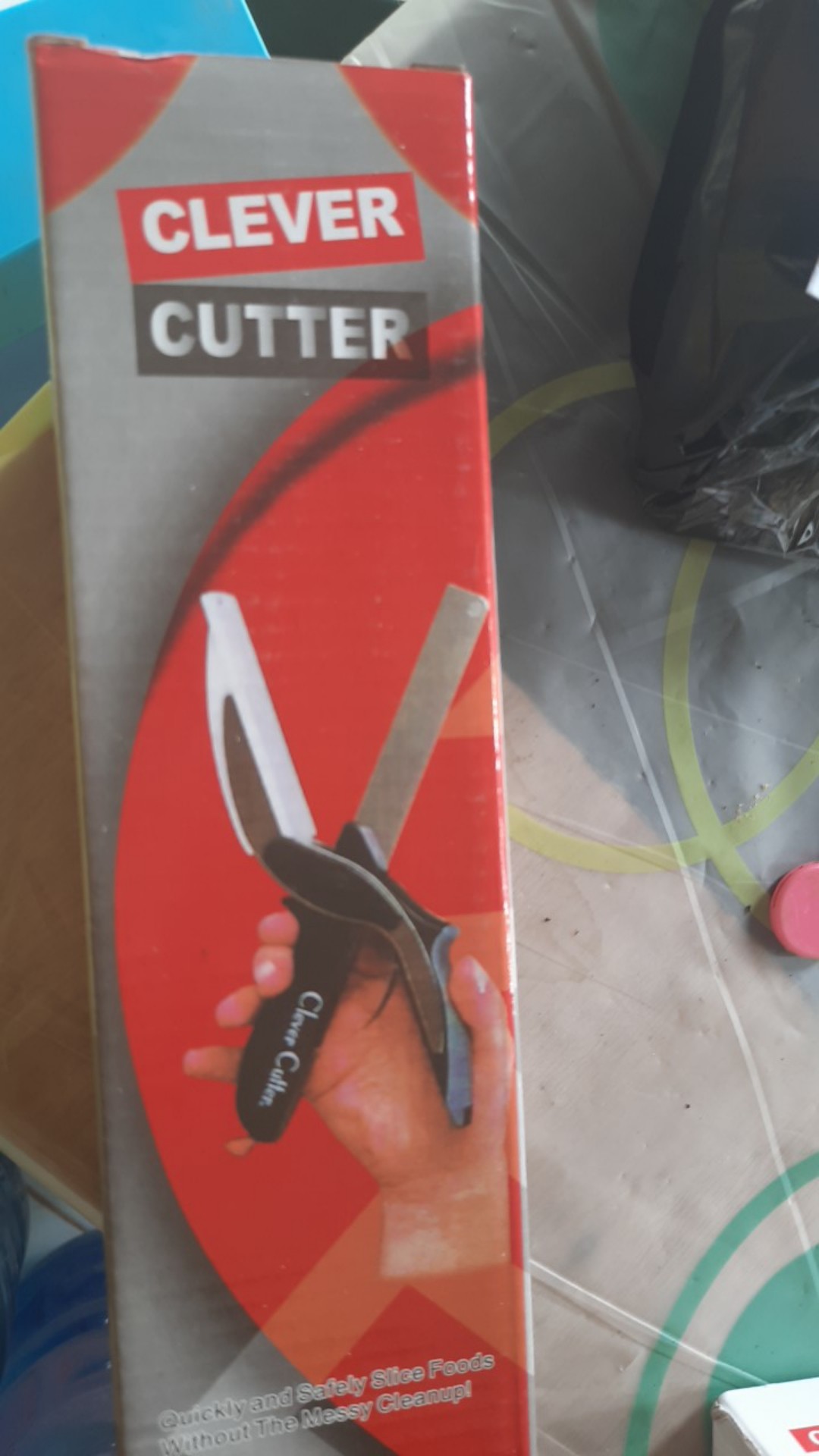 Clever Cutter - Gunting Dengan Talenan - Pemotong Sayur Serbaguna