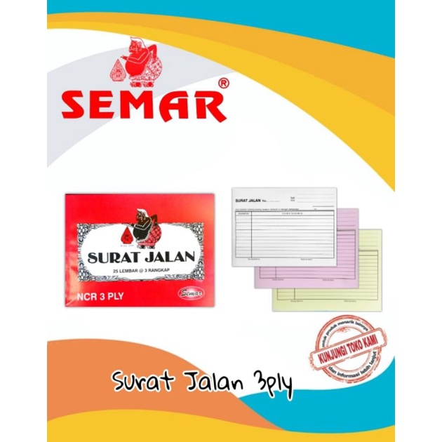 

surat jalan 3 ply semar