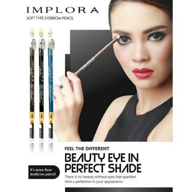 [GROSIR 12 PCS] IMPLORA PENSIL ALIS / PENSIL ALIS IMPLORA / EYEBROW IMPLORA ORIGINAL