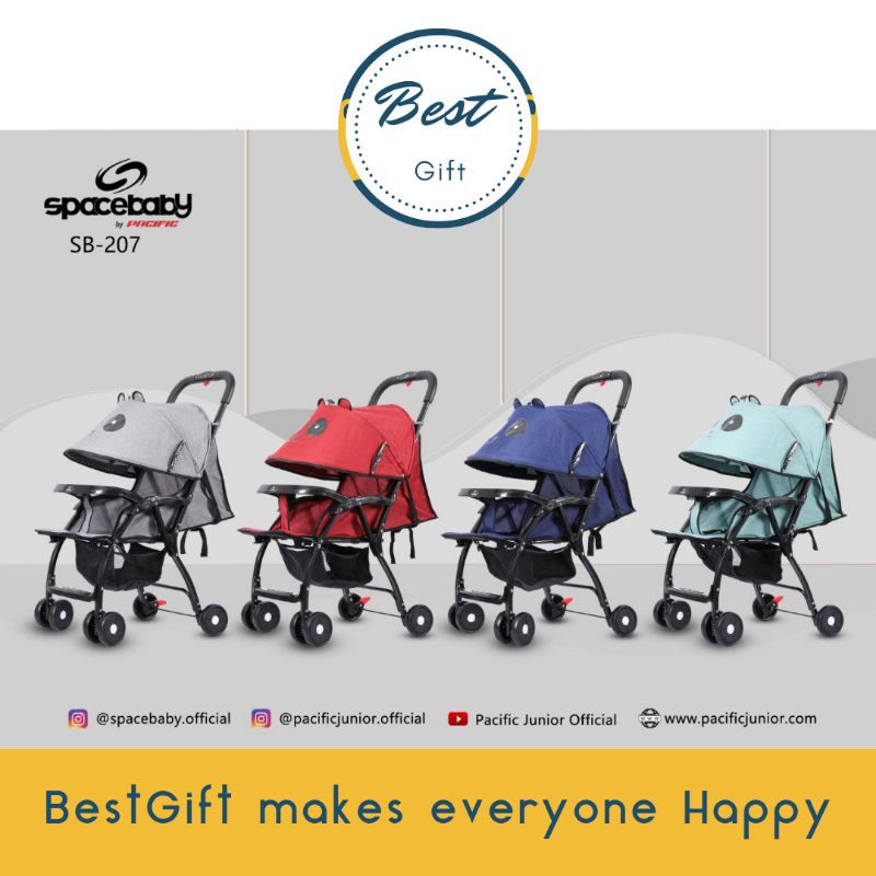 SPACEBABY SB-207 BABY STROLLER