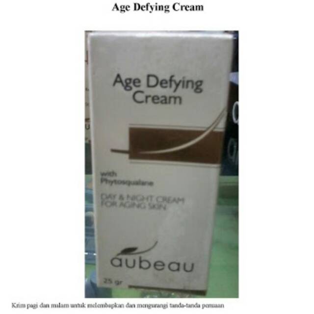 Aubeau Age Defying Cream 25g