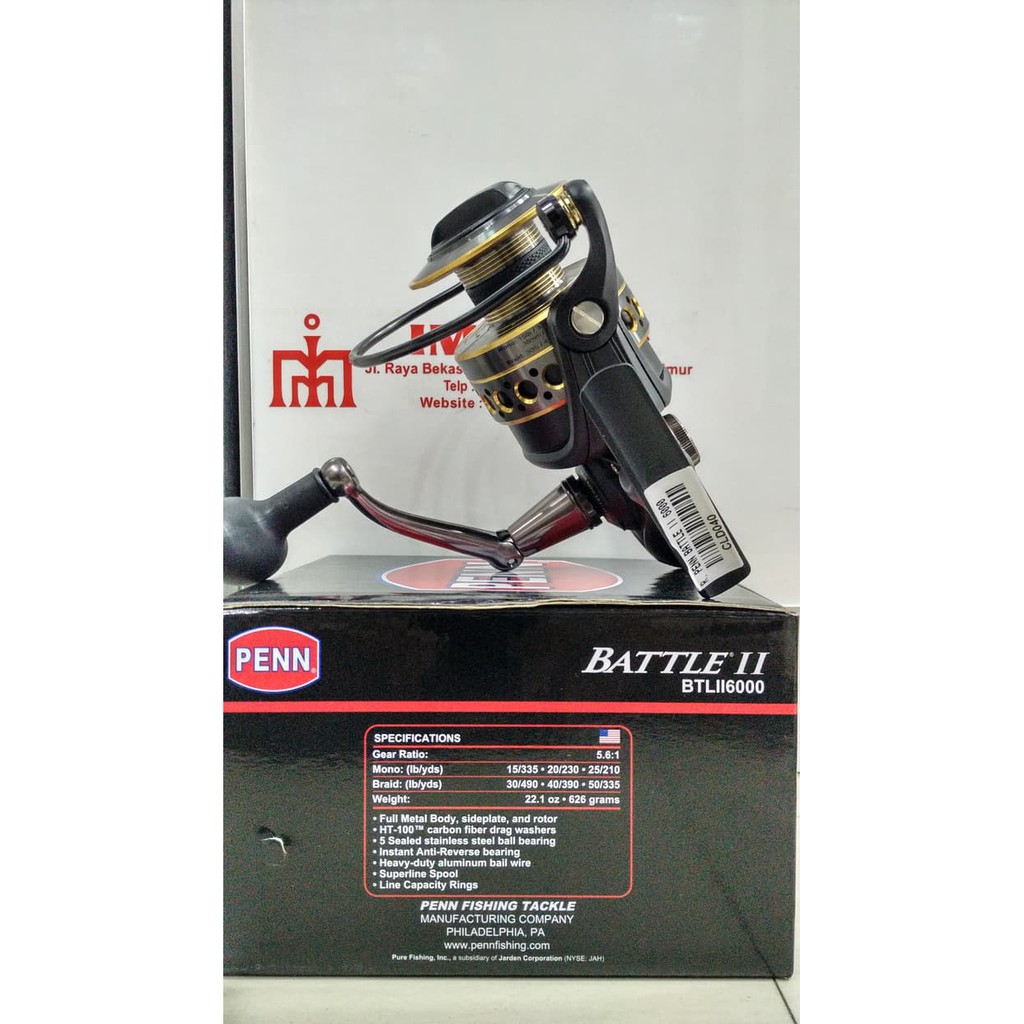 Dijual Reel PENN Battle II 6000