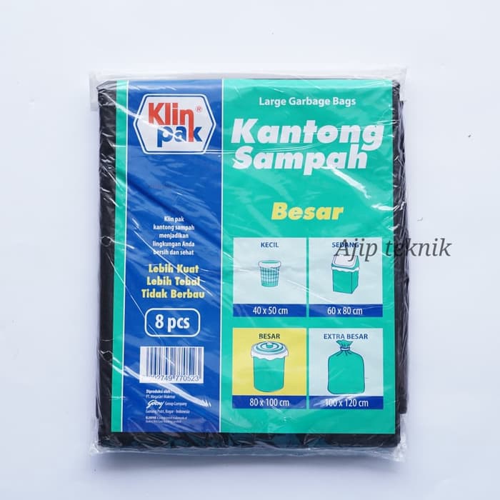 Klinpak Plastik Kantong Sampah Besar 80x100cm