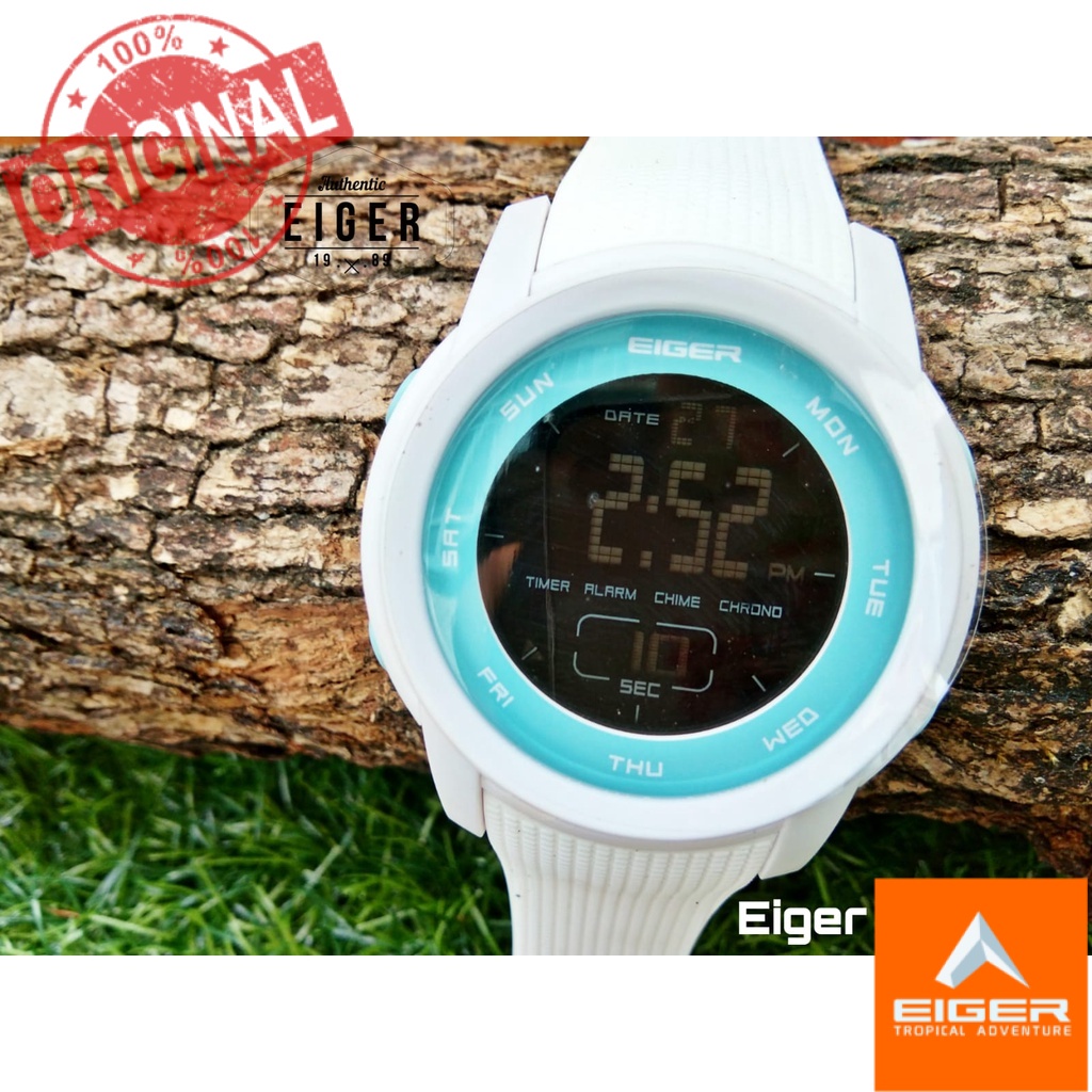 EIGER1989 JAM TANGAN  WOMEN SERIES SNEFFELS WHT 5440 JAM TANGAN WANITA DIGITAL JAM KEREN WANITA TAHA