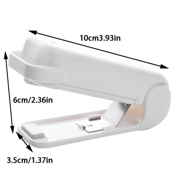 [house2020]Portable Mini Sealing Machine ABS Plastic Sealer Home Kitchen Packing Seal Bag Tool