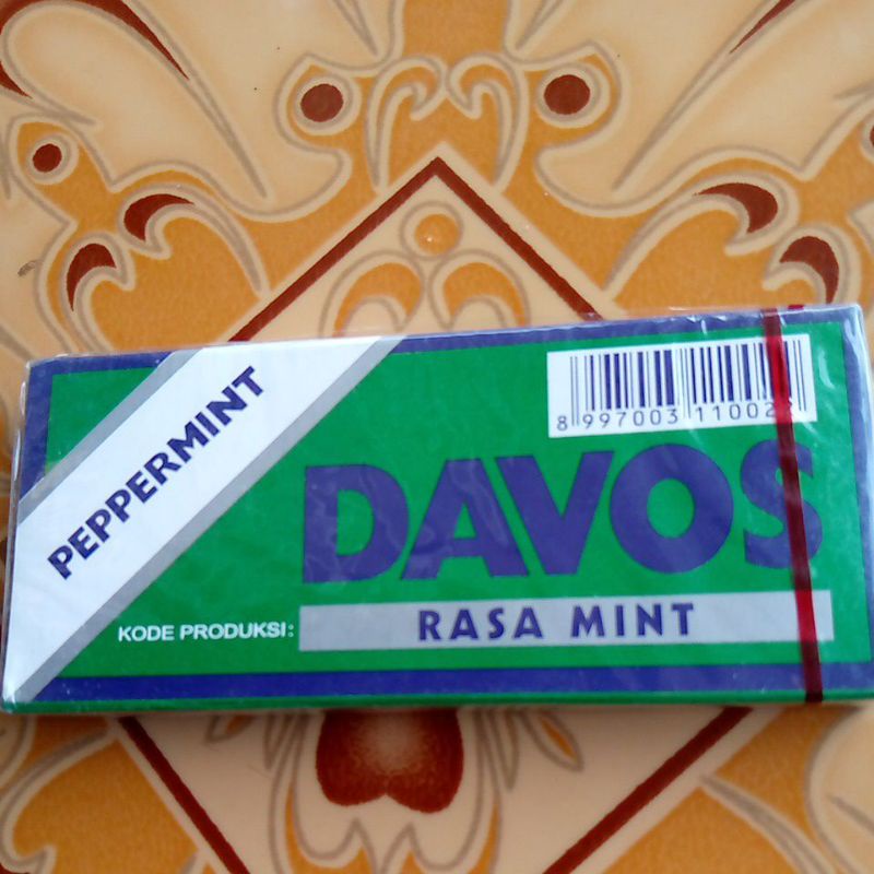 DAVOS PERMEN JADUL PEPPERMINT DAPOS RASA MINT