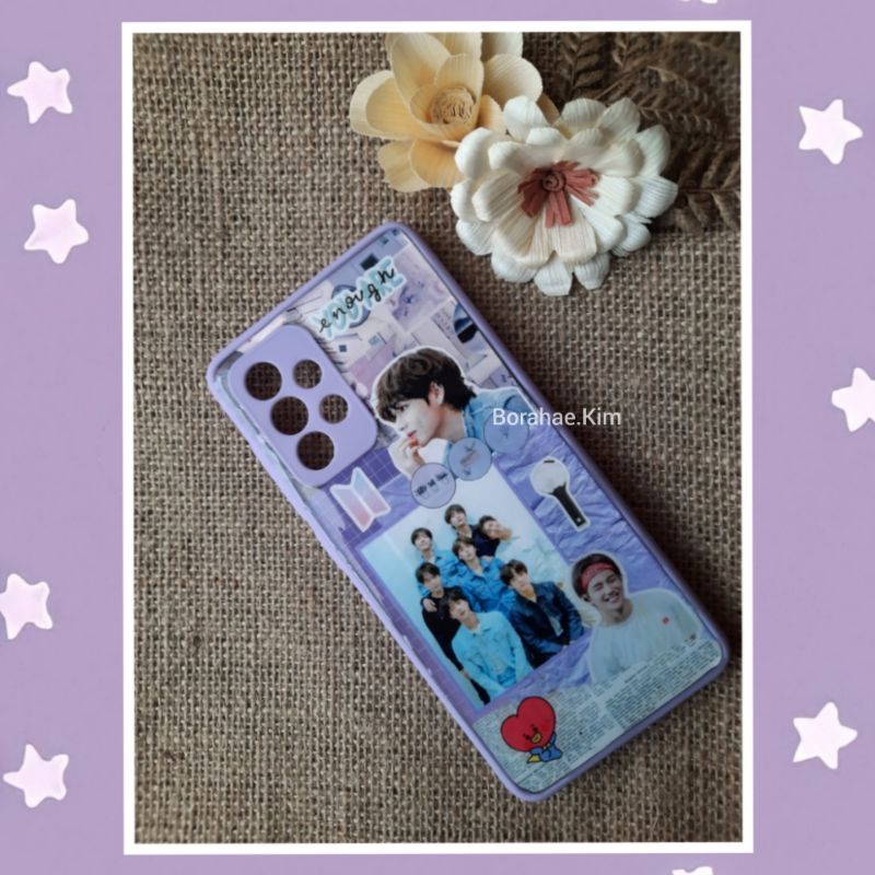 Borahae.Kim -- CASING HP RESIN CUSTOM / CASE HP RESIN CUSTOM KPOP / HARD CASE  [Wajib baca deskripsi