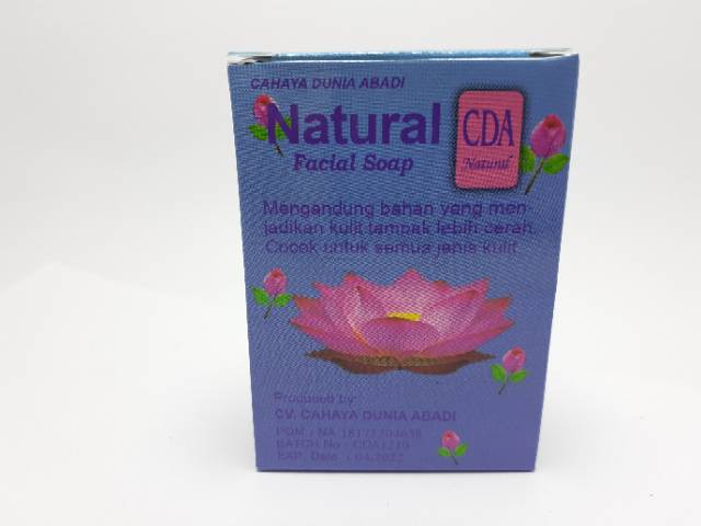 SABUN NATURAL CDA BIRU BPOM