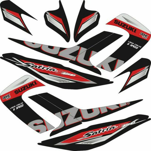Sticker Satria FU 2010-2013 Striping Ori Style