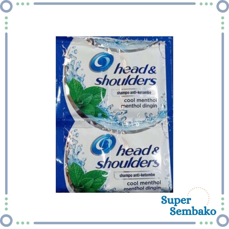 SHAMPO SAMPO HEAD AND SHOULDERS RENCENG ISI 12 SACHET