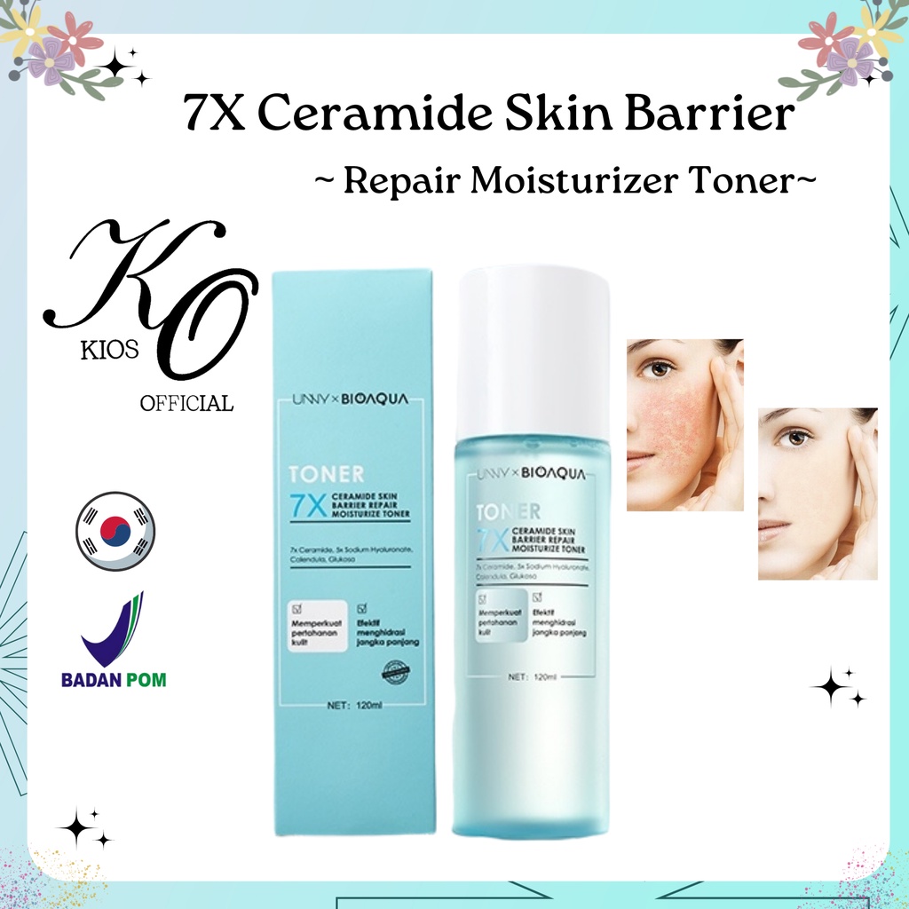 Bioaqua 7X Ceramide Skin Barrier Repair Moisturize Toner 120ml