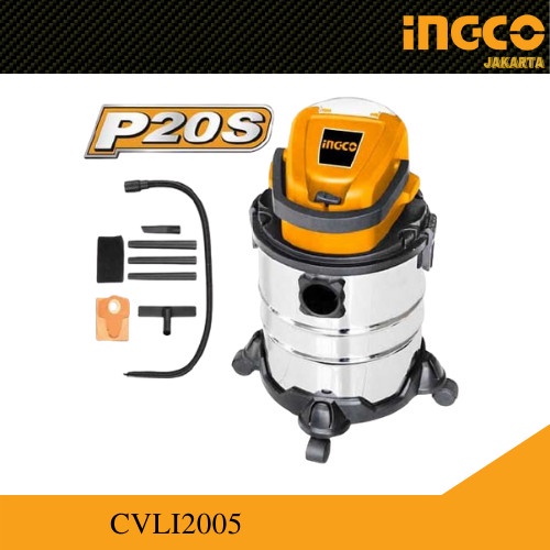 VACUUM CLEANER CORDLESS 20V / VACUM CLEANER (20 LITER) INGCO CVLI2005