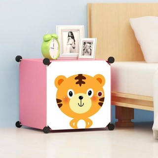 Lemari pakaian rak  serbaguna susun  plastik  lemari baju  rak  