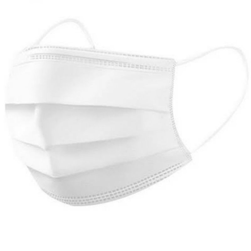 Masker Putih 3Ply 3 Ply Masker Disposable Masker Earloop Masker 3 Ply Masker 3Ply Masker Putih-1